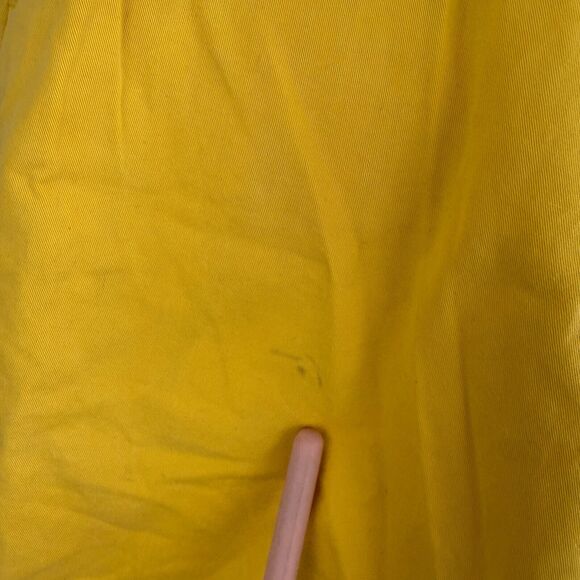 Polo Ralph Lauren Chino Shorts Mens 36 Yellow Pockets Drawstring 10" Classic - Picture 11 of 16